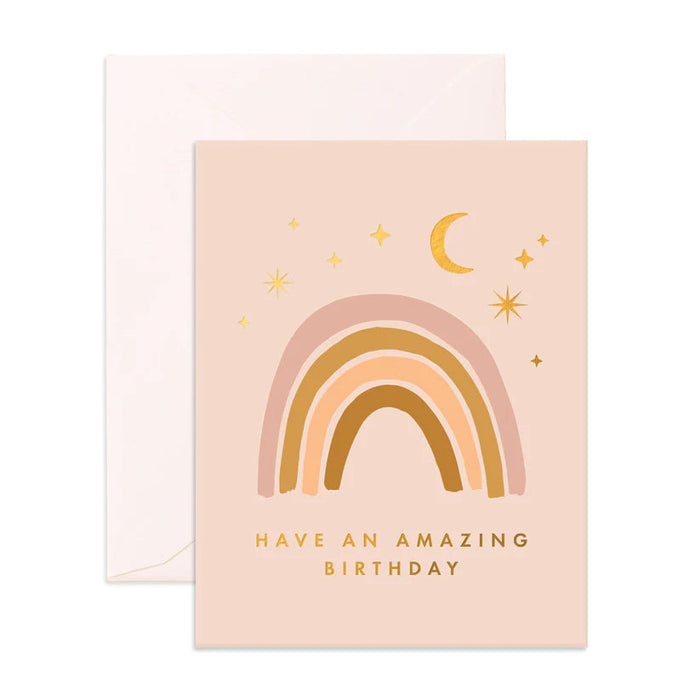 Fox & Fallow Greeting Card - Amazing Rainbow