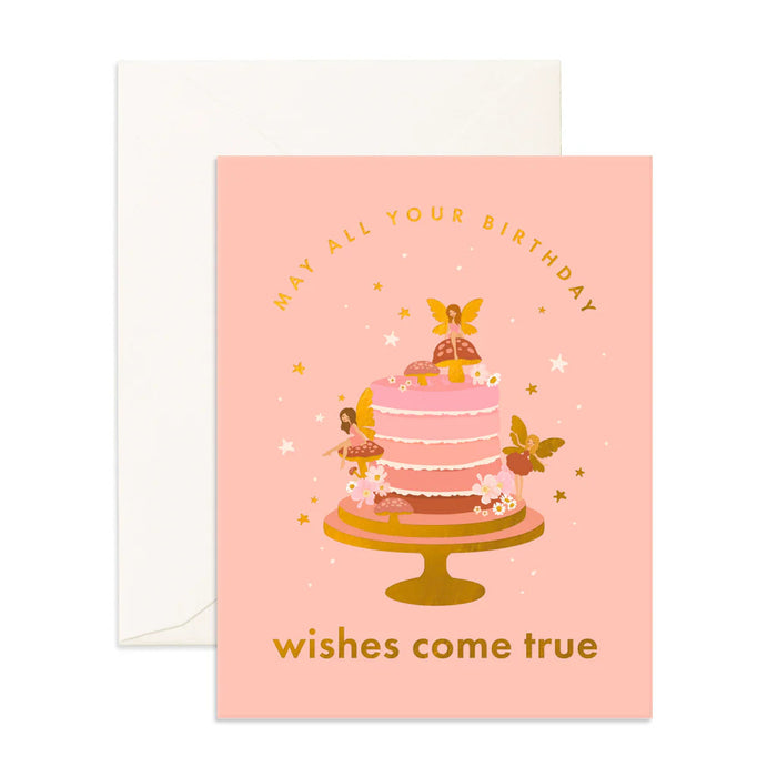 Fox & Fallow Greeting Card - Birthday Cake Fairies