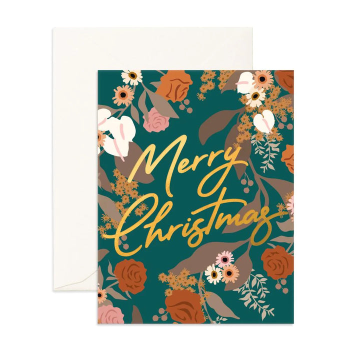 Fox & Fallow Greeting Card - Christmas Garden