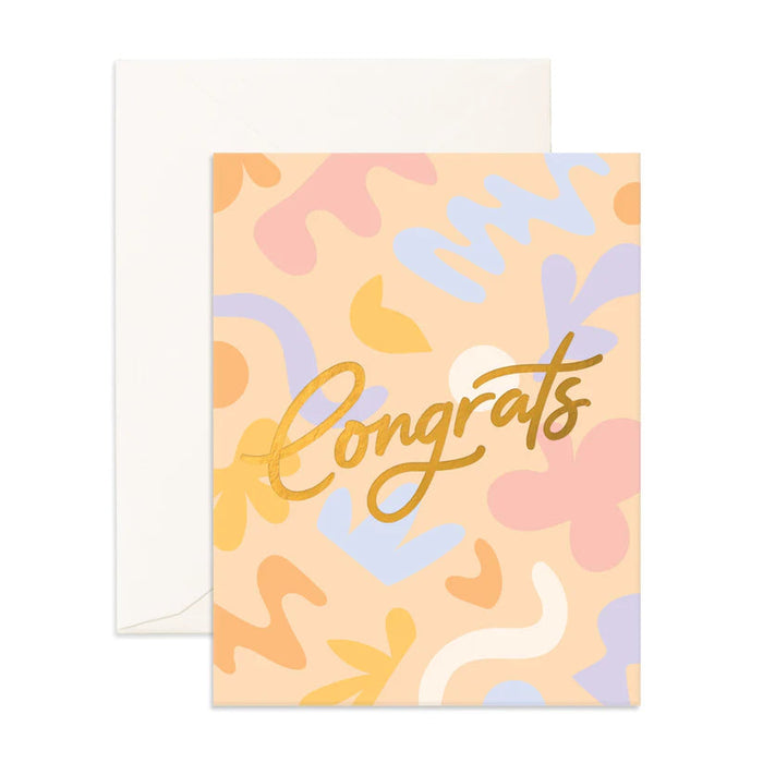 Fox & Fallow Greeting Card - Congrats Fresco