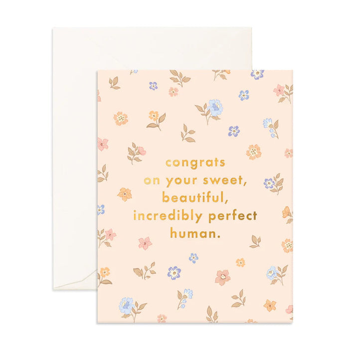 Fox & Fallow Greeting Card - Congrats Sweet Human