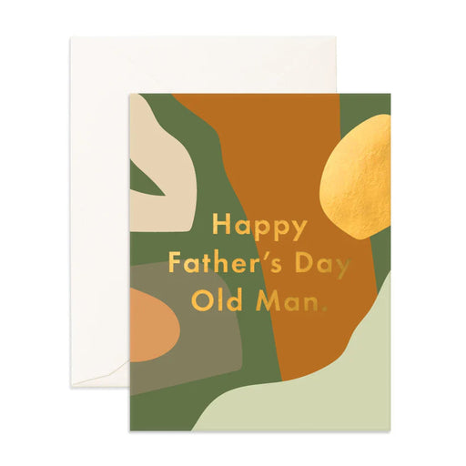 Fox & Fallow Greeting Card - Father's Day Old Man Paint