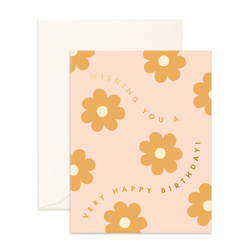 Fox & Fallow Greeting Card - Happy Birthday Daisy Chain