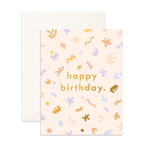 Fox & Fallow Greeting Card - Happy Birthday Fresco