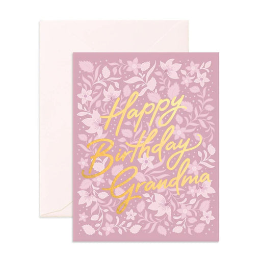 Fox & Fallow Greeting Card - Happy Birthday Grandma