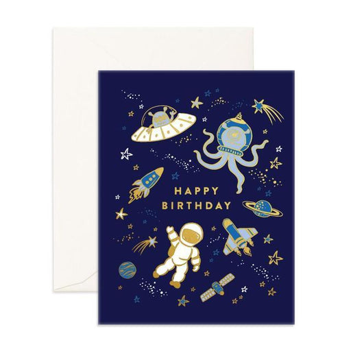 Fox & Fallow Greeting Card - Happy Birthday Space