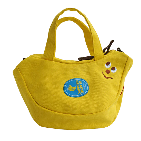 Fresh Banana Canvas Mini Bag with Strap