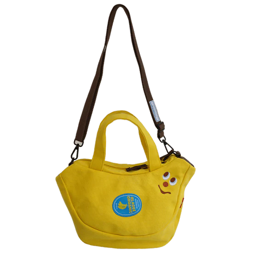 Fresh Banana Canvas Mini Bag with Strap