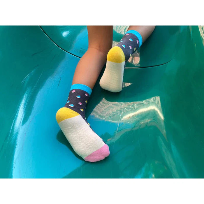 Freshly Pressed Socks - Singapore Icons Kids (MRT & Gem Biscuit)