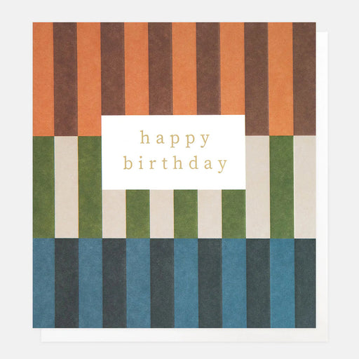 Greeting Card - Gardner BDay Multistripe