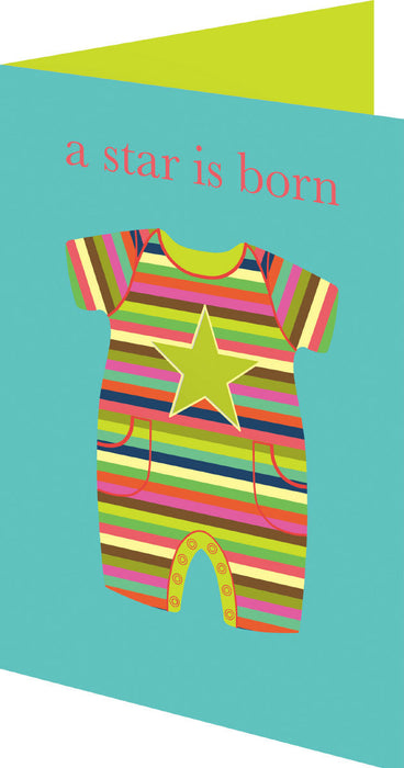 Greeting Card - LC Babygro Star