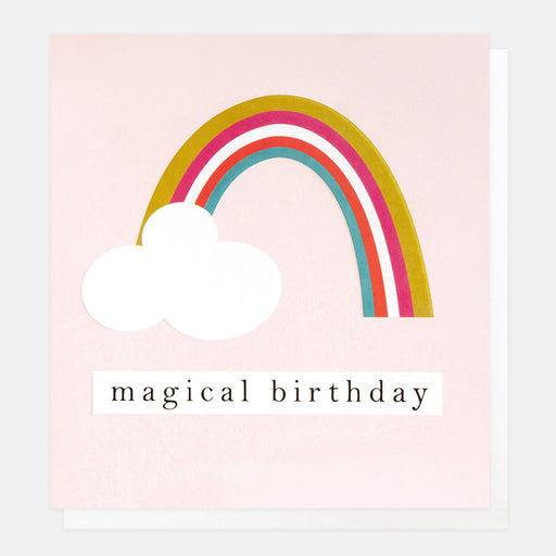 Greeting Card - Geometric Magical Birthday Rainbow