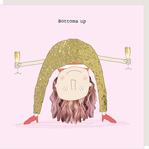 Greeting Card - Rosie Bottoms Up