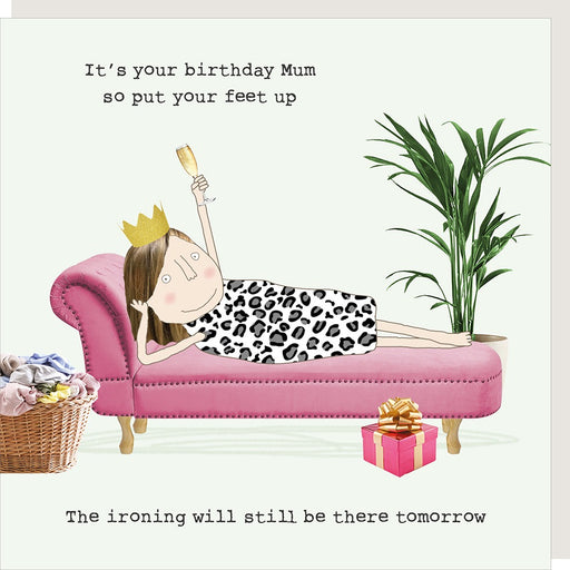 Greeting Card - ROSIE Feet Up