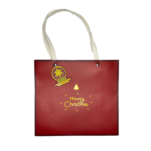 Gift Bag Large - Merry Christmas Red