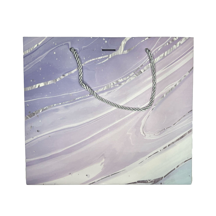 Gift Bag M - Purple Marble