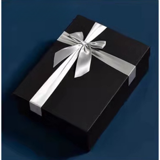 Gift Box - Black with Silver Ribbon