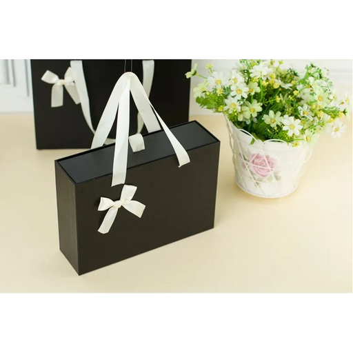 Gift Box Drawer Bag Medium - Black