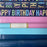 Gift Wrapping Paper Roll 3 Sheets - Happy Birthday Words
