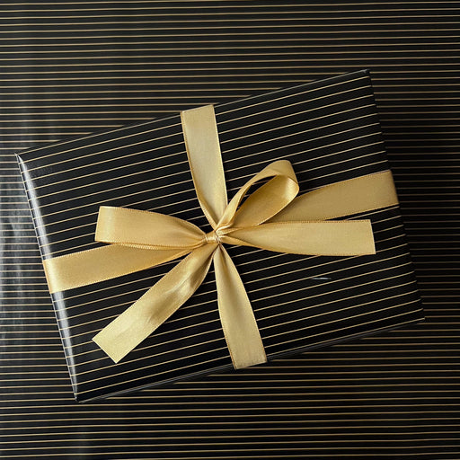 Gift Wrapping Paper Roll 3 Sheets - Pin Stripe Tuxedo