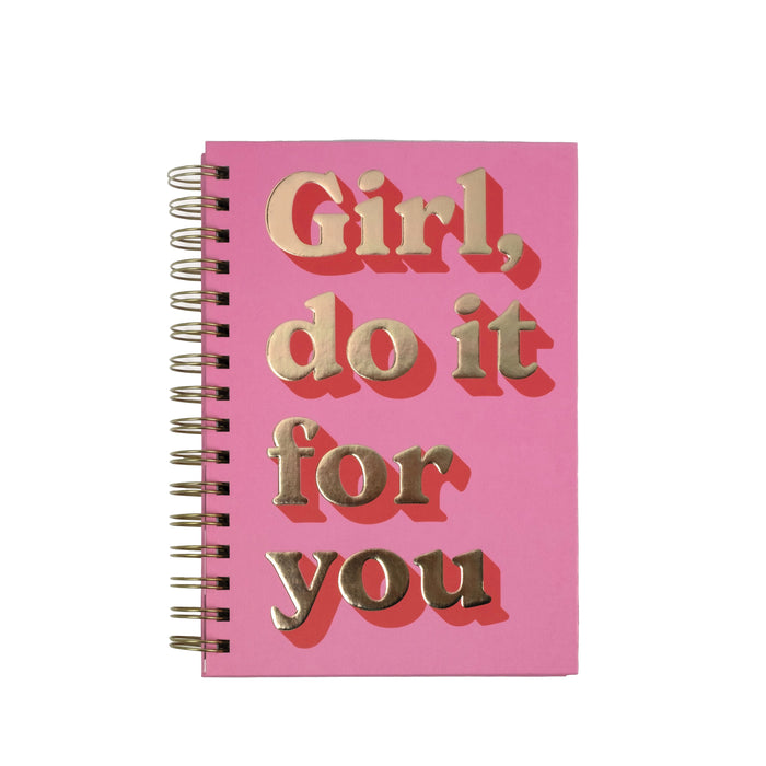 Girl do it for U Spiral Notebook