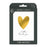 Gold Heart Tiny But Mighty Notecard
