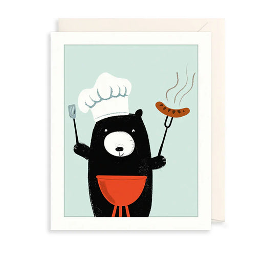 Greeting Card - AF Bear & BBQ Card