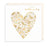 Greeting Card - AF Large Wedding Floral Heart SM