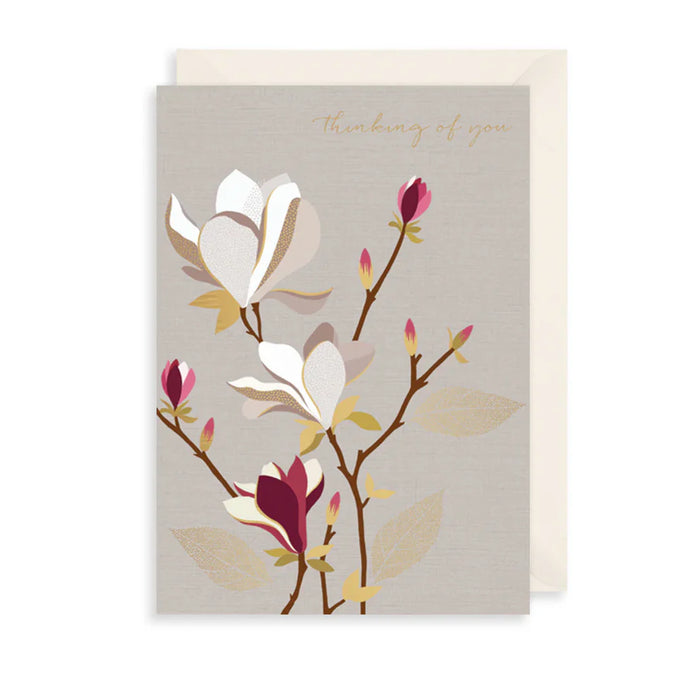 Greeting Card - AF Sara Miller Magnolia Thinking Of You