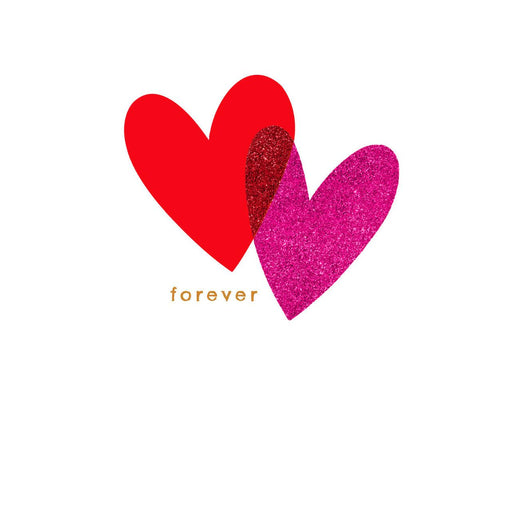 Greeting Card - AF Tiny Might Two Hearts Forever