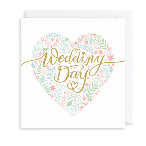 Greeting Card - AF Wedding Day Heart