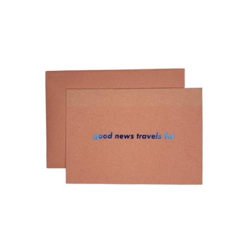 Greeting Card - AOCS Good News Travels Far