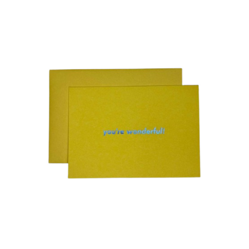 Greeting Card - AOCS You're Wonderful