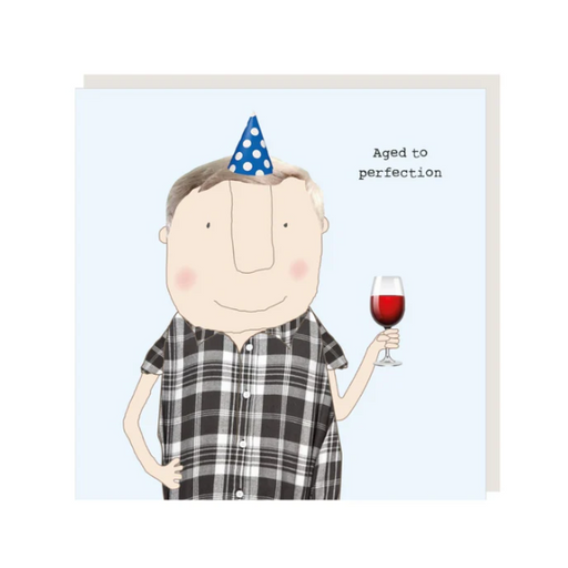 Greeting Card - Aged To Perfection Wine