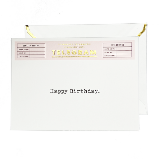 Greeting Card - BCSS Telegram Happy Birthday