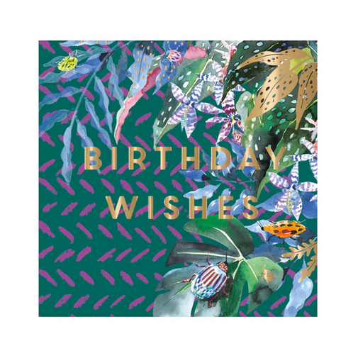 Greeting Card - Birthday Wishes in the Jungle