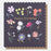 Greeting Card - Botanic Bl HB Flowers on Dark