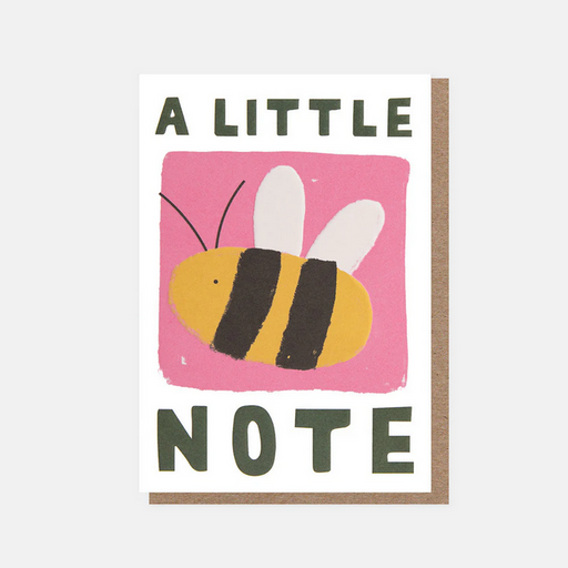 Greeting Card - Bumblebee A Little Note Everyday Card