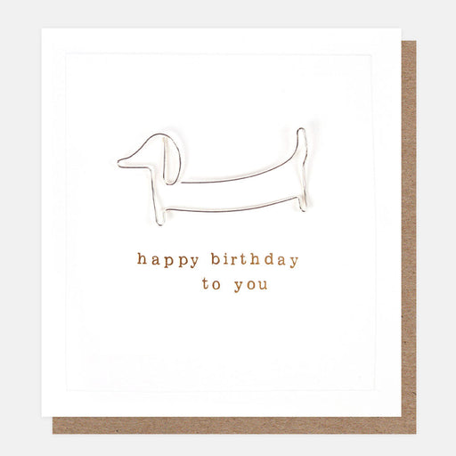 Greeting Card - CGP 30 Bday Sausage Dog