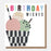 Greeting Card - Chequered Birthday Ice Cream
