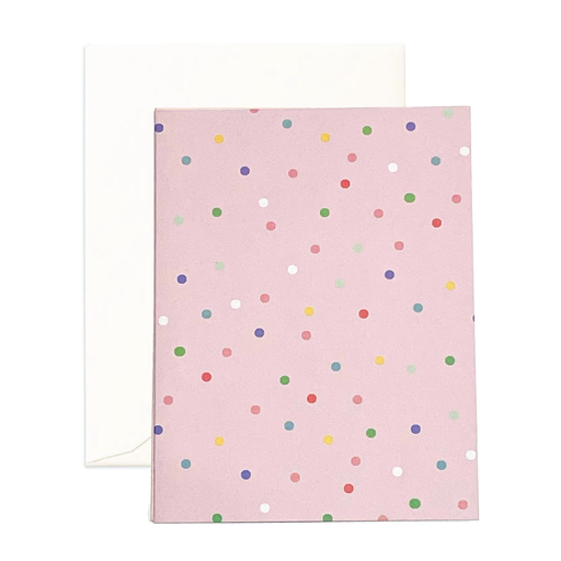 Greeting Card - Classic Rainbow Sprinkles