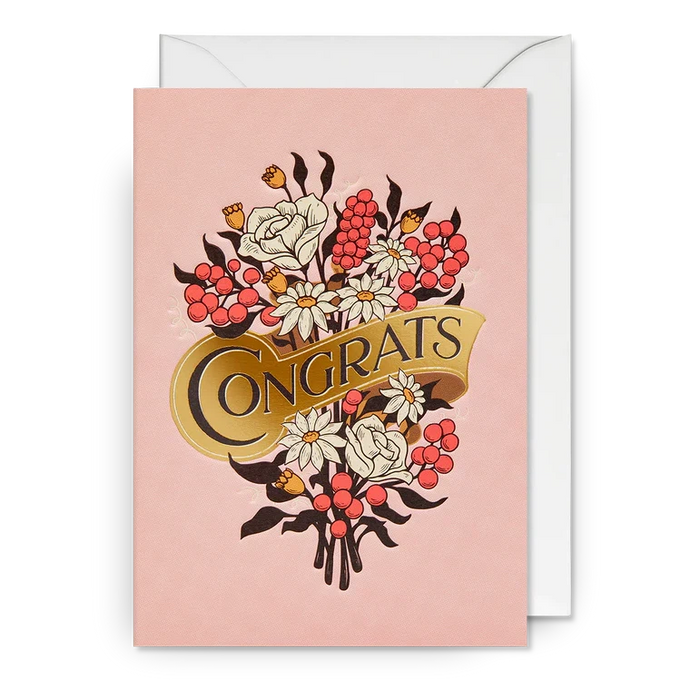 Greeting Card - Congrats Floral Bouquet