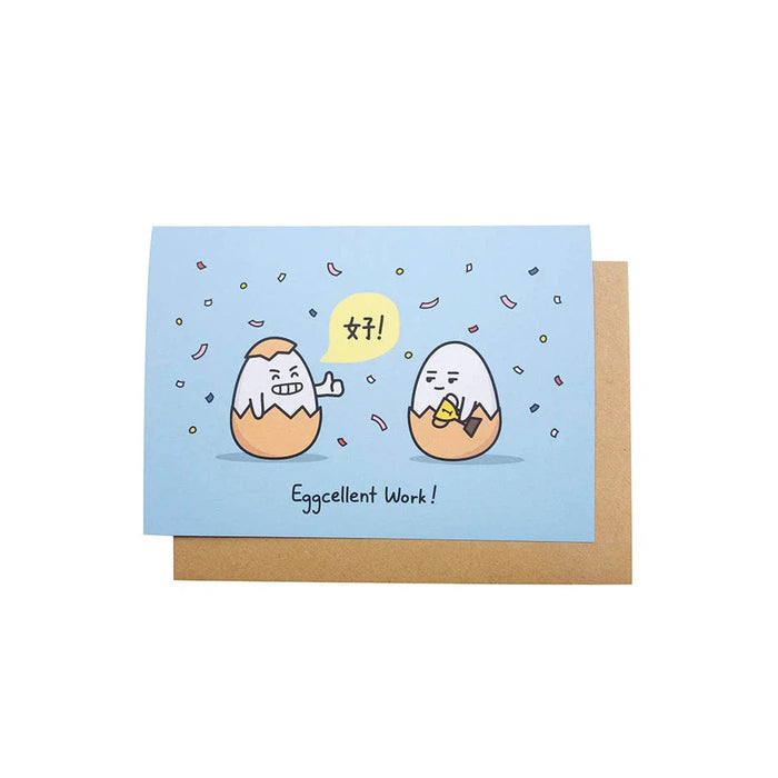Greeting Card- Eggcellent!