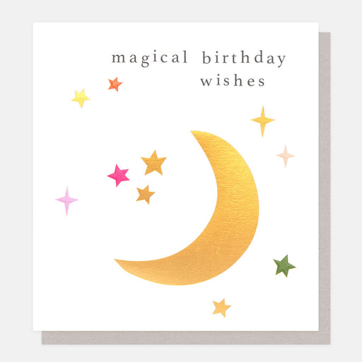 Greeting Card - Golden Magical Birthday