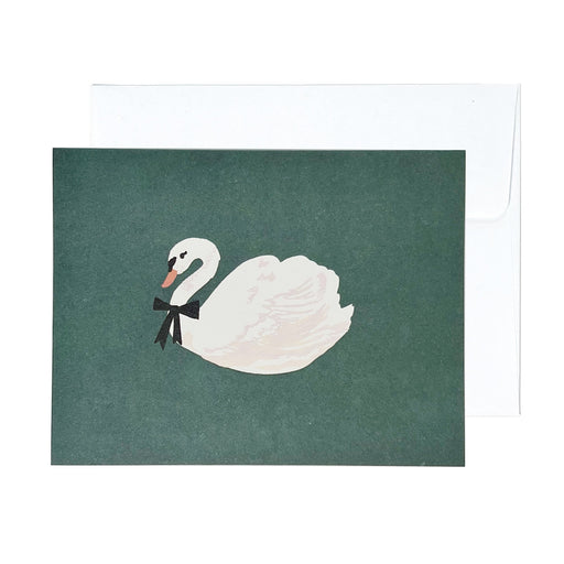 Greeting Card - HER Bowtie Swan