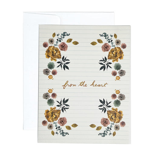 Greeting Card - HER From The Heart Notepad
