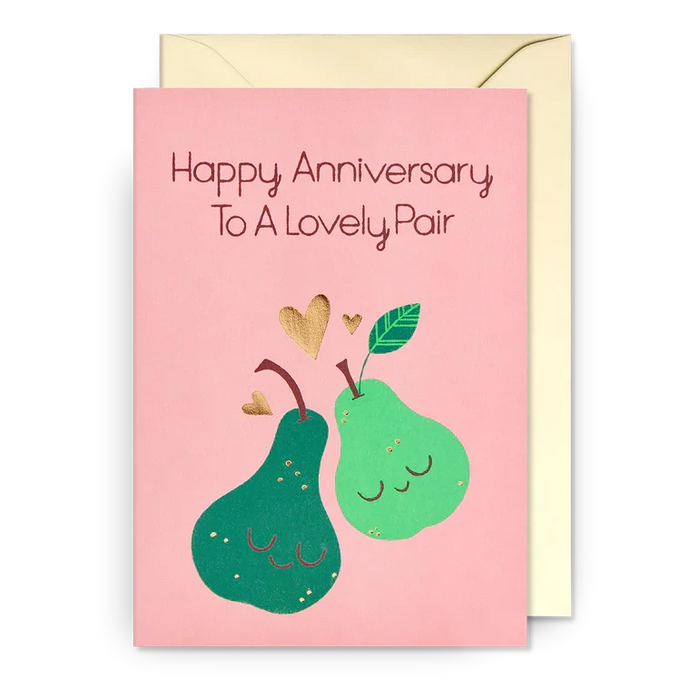 Greeting Card - Happy Anniversary To a Lovely Pair