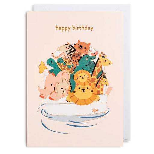 Greeting Card - Happy Birthday Animals