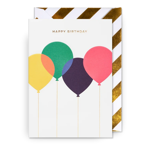 Greeting Card - Happy Birthday Balloons