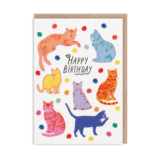Greeting Card - Happy Birthday Cats Birthday Card